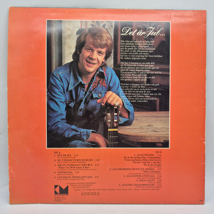 Lars Berghagen vinyl LP Det är Jul retro