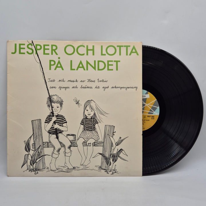 Retro LP Jesper och Lotta barnskiva vinyl