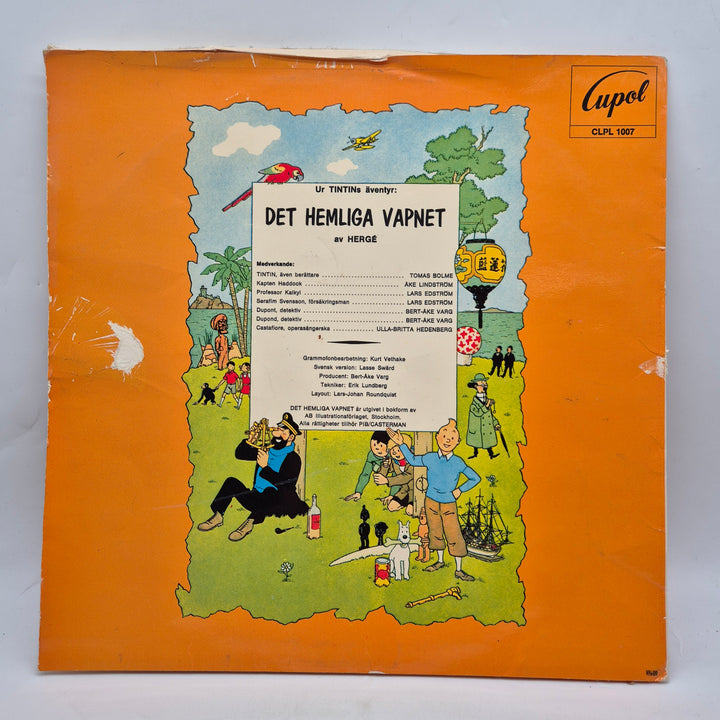 Retro Tintin LP Det hemliga vapnet
