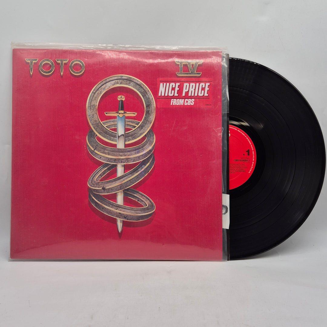 Toto IV vinyl LP retro Nice Price CBS
