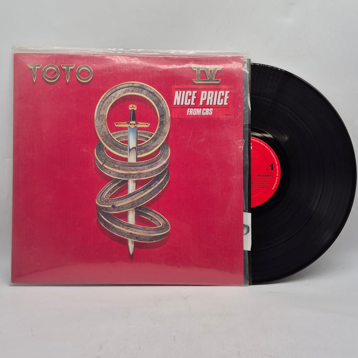 Toto IV vinyl LP retro Nice Price CBS