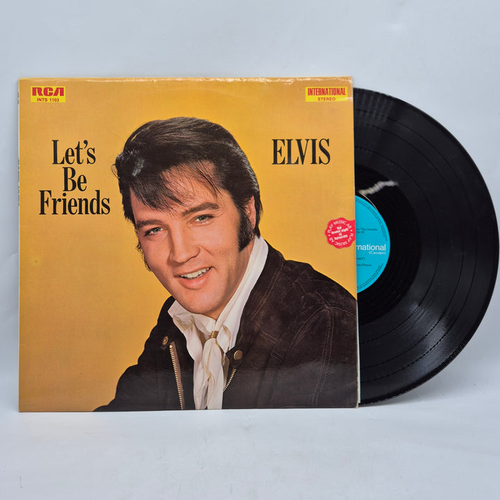 Elvis Presley Lets Be Friends retro LP