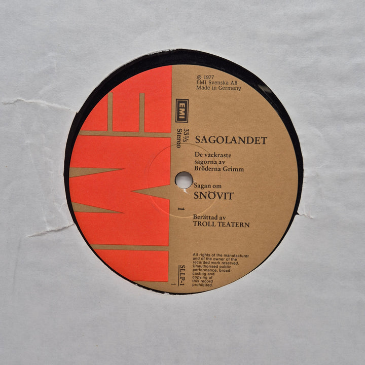 Sagolandet retro LP Bröderna Grimm EMI
