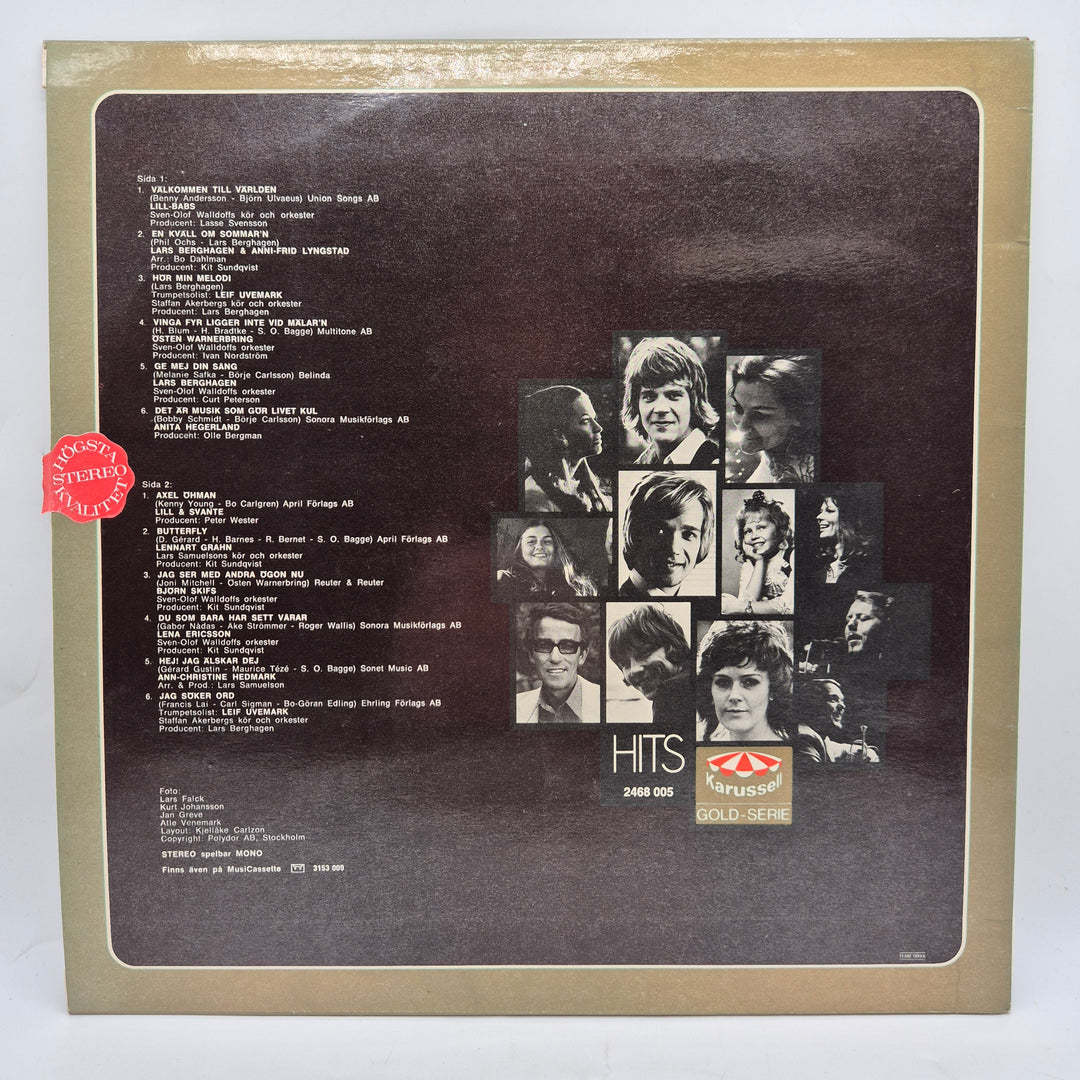 Karussell Gold-Serie retro LP samlingsalbum 70-tal