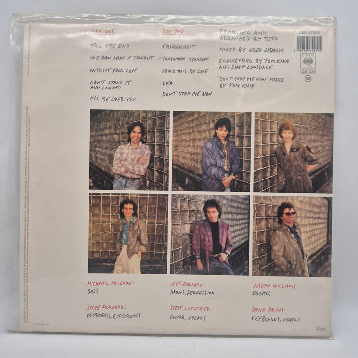 Toto Fahrenheit vinyl LP retro 80-tal
