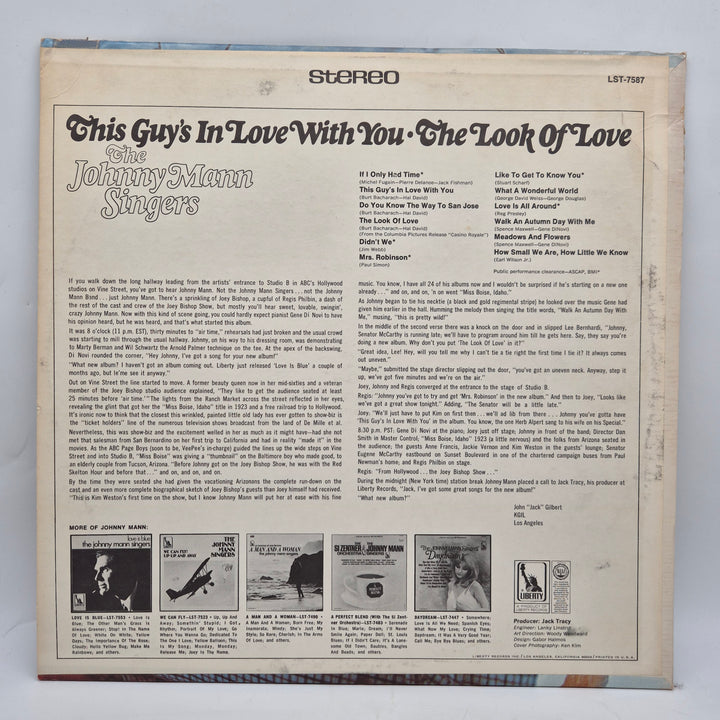 Retro LP The Johnny Mann Singers 60-tal