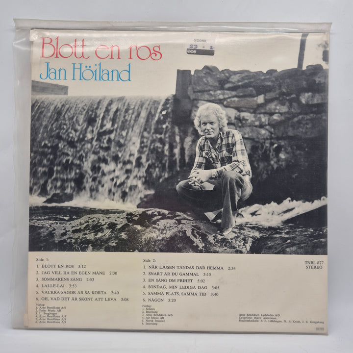 Jan Høiland Blott en ros retro LP