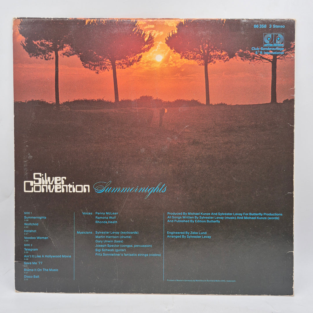 Silver Convention Summernights retro vinyl LP