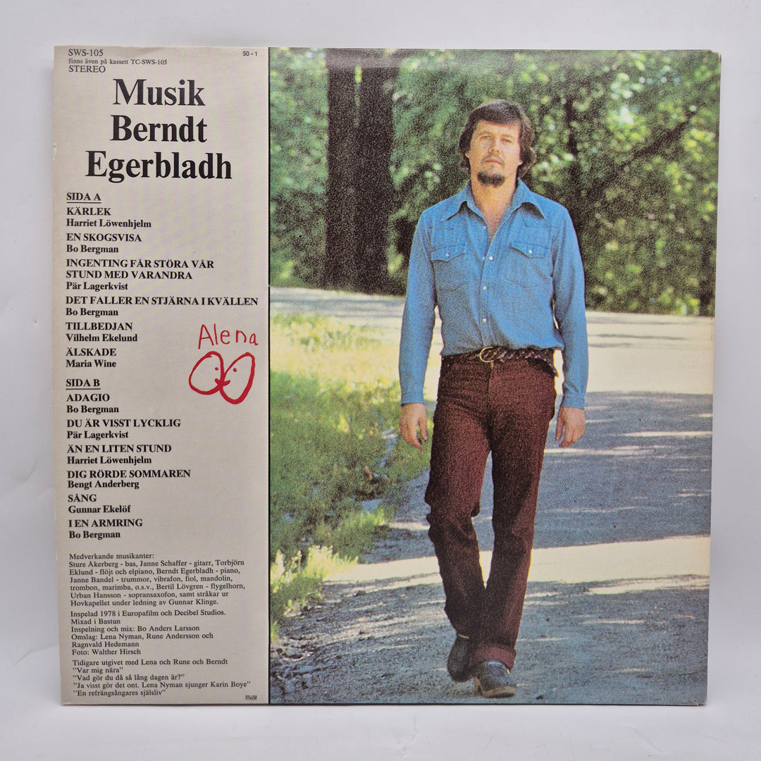 Retro vinyl LP Älskade Lena Nyman