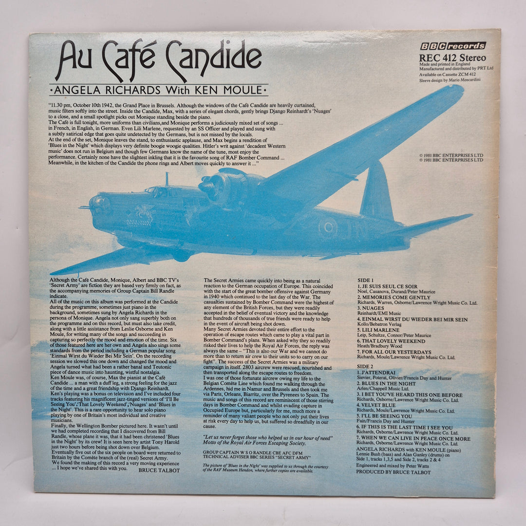 Au Café Candide vinyl LP BBC Records retro