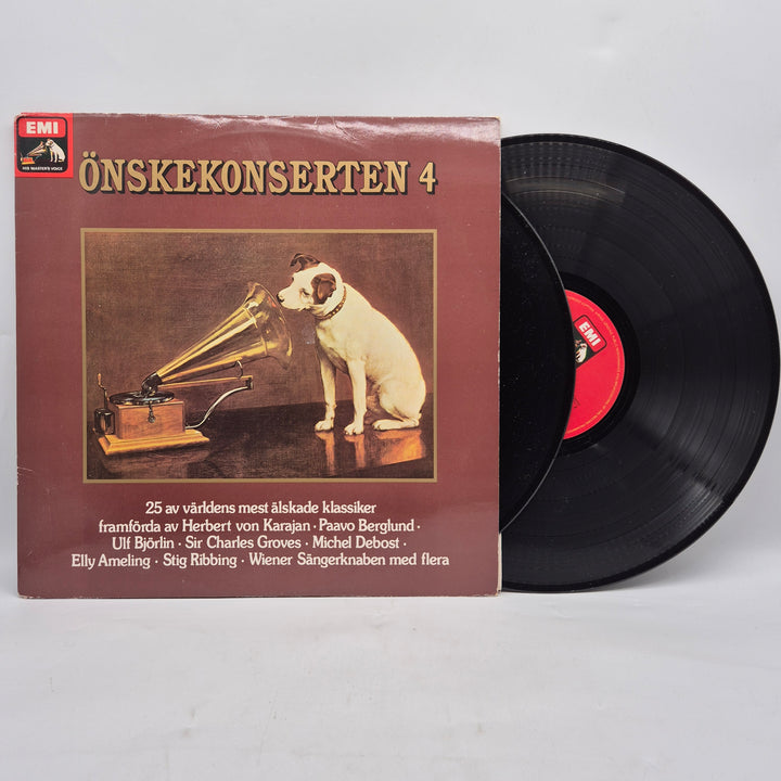 Önskekonserten 4 dubbel LP vinyl retro EMI