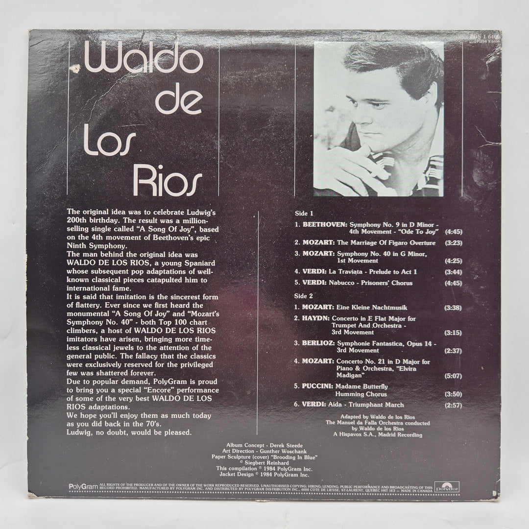 Waldo de Los Rios Encore retro LP vinyl
