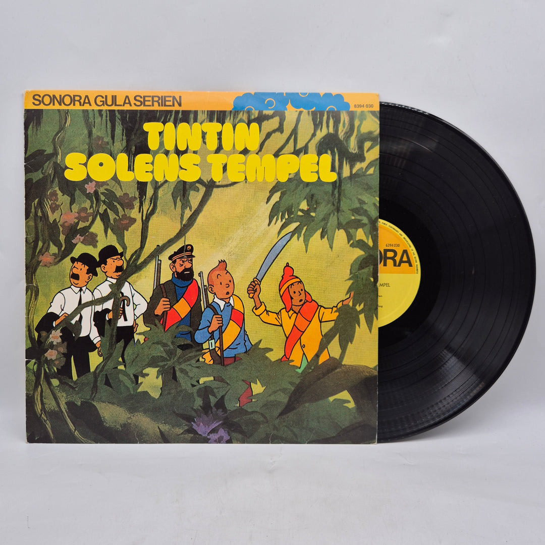 Tintin Solens tempel retro LP soundtrack