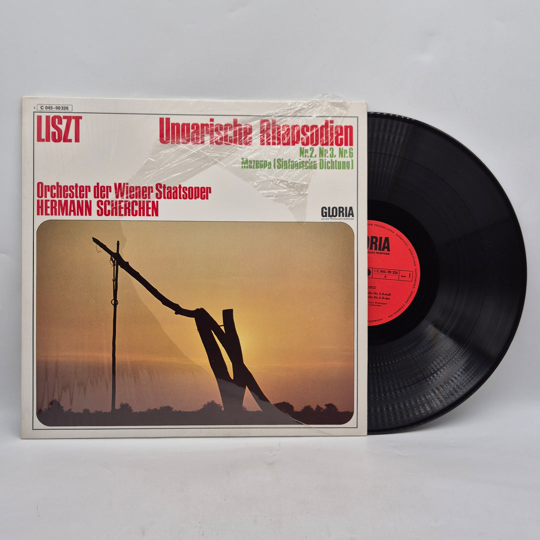 Franz Liszt Ungarische Rhapsodien vinyl LP retro