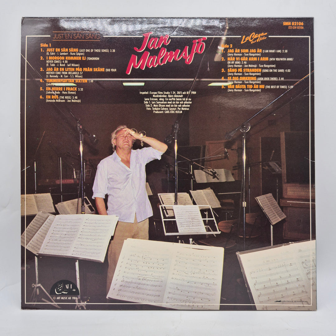 Jan Malmsjö Just en sån sång retro LP