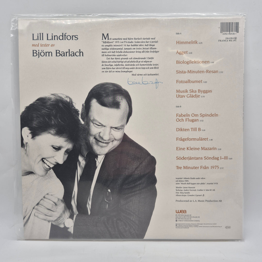 Lill Lindfors Glädjor retro LP vinylskiva