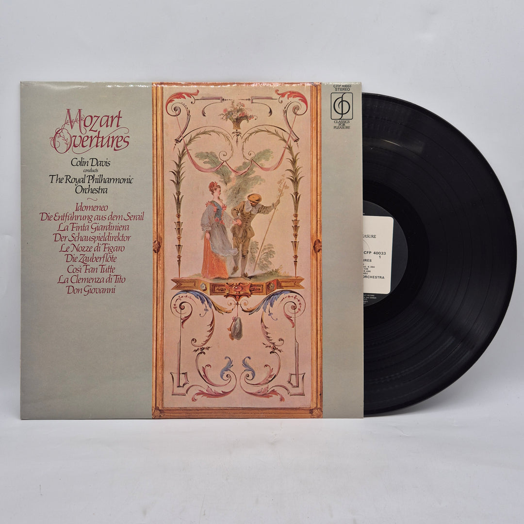 Mozart ouverturer vinyl LP retro klassisk