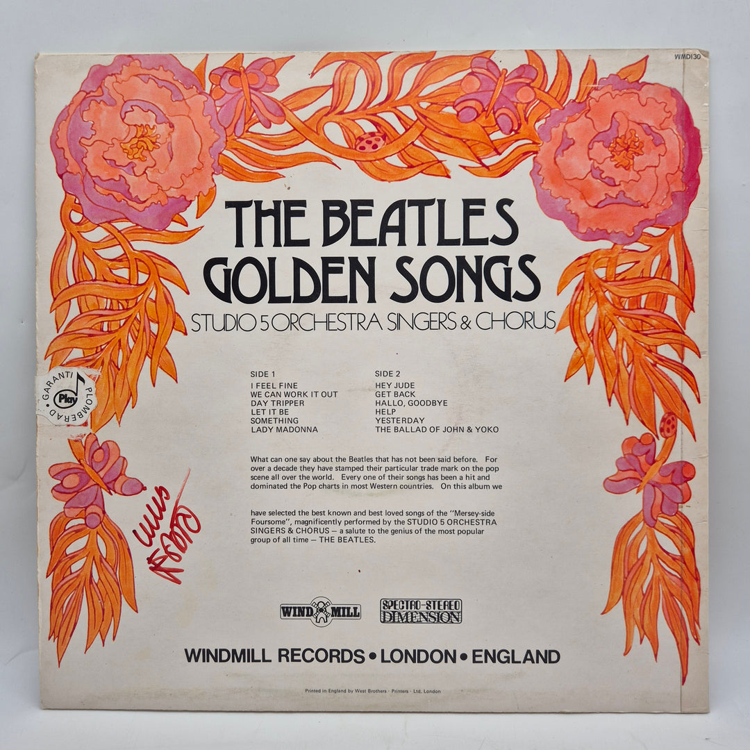 Retro LP The Beatles Golden Songs vinyl