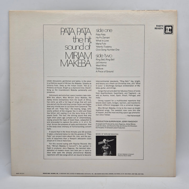 Miriam Makeba Pata Pata retro vinyl-LP