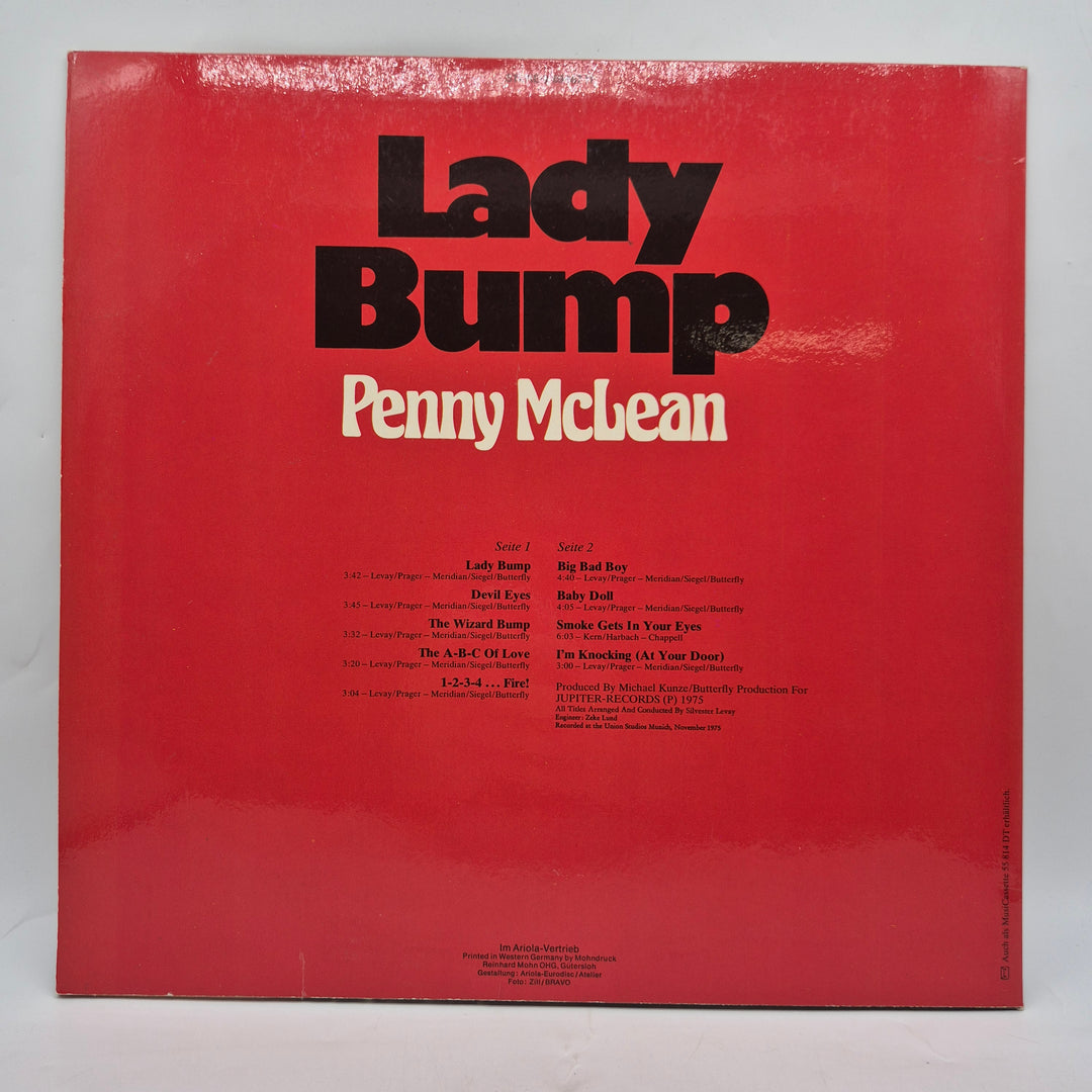 Penny McLean Lady Bump vinyl LP retro
