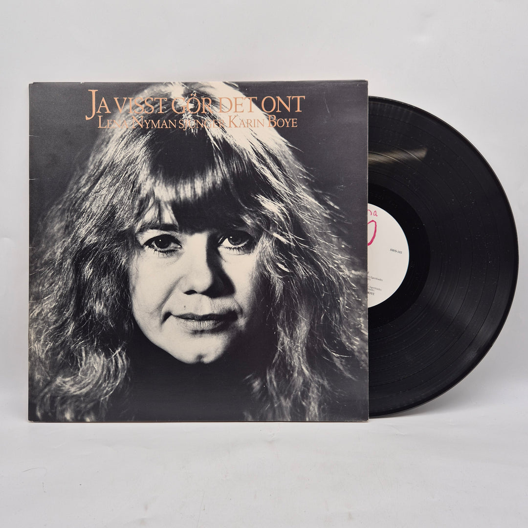 Retro LP vinyl Ja visst gör det ont Lena Nyman