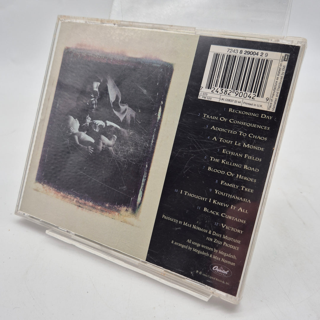 Megadeth Youthanasia CD album retro 90-tal