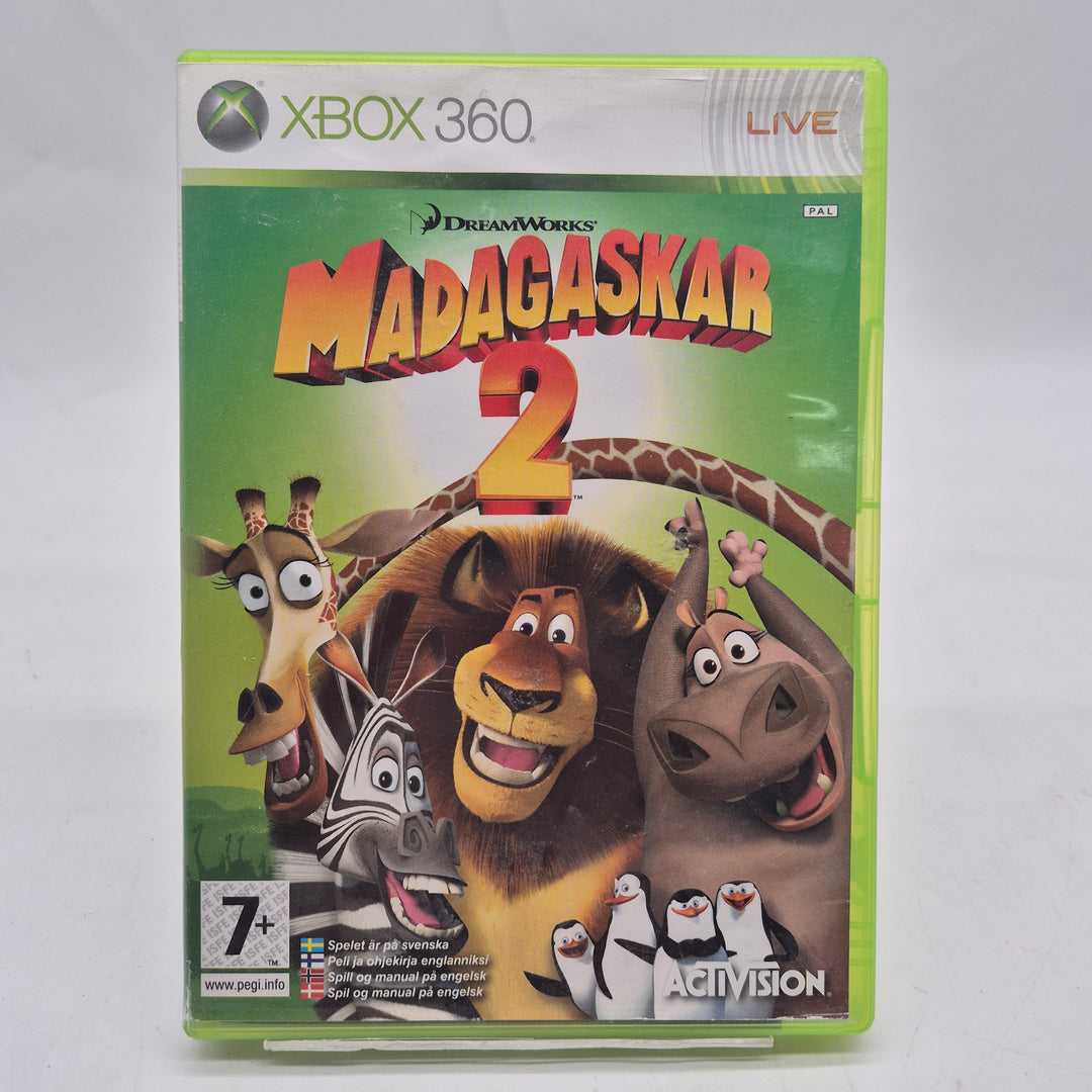 Madagaskar 2 familjespel Xbox 360 begagnat