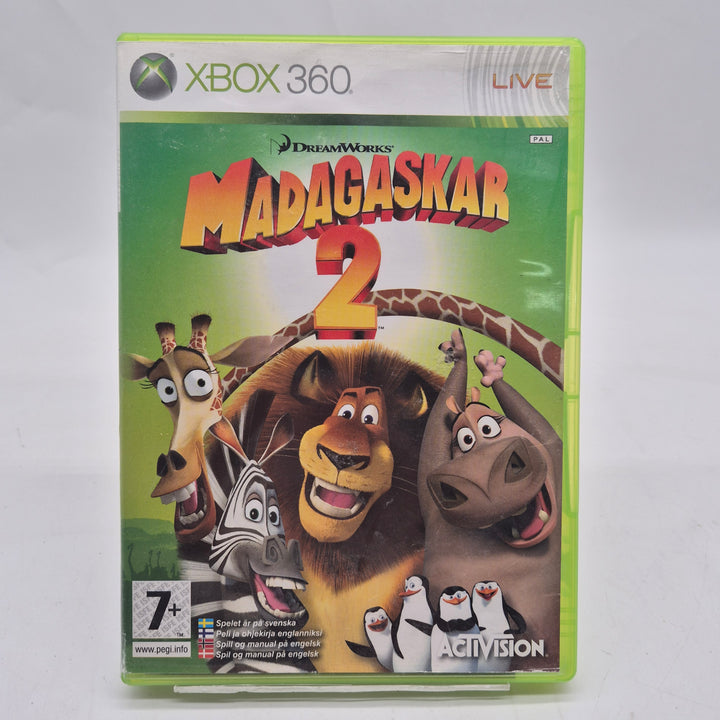 Madagaskar 2 familjespel Xbox 360 begagnat