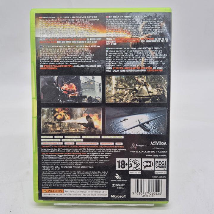 Call of Duty World at War Xbox 360 begagnad