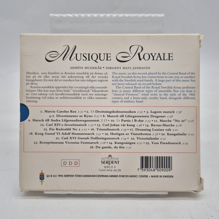 CD Musique Royale Arméns musikkår 1996