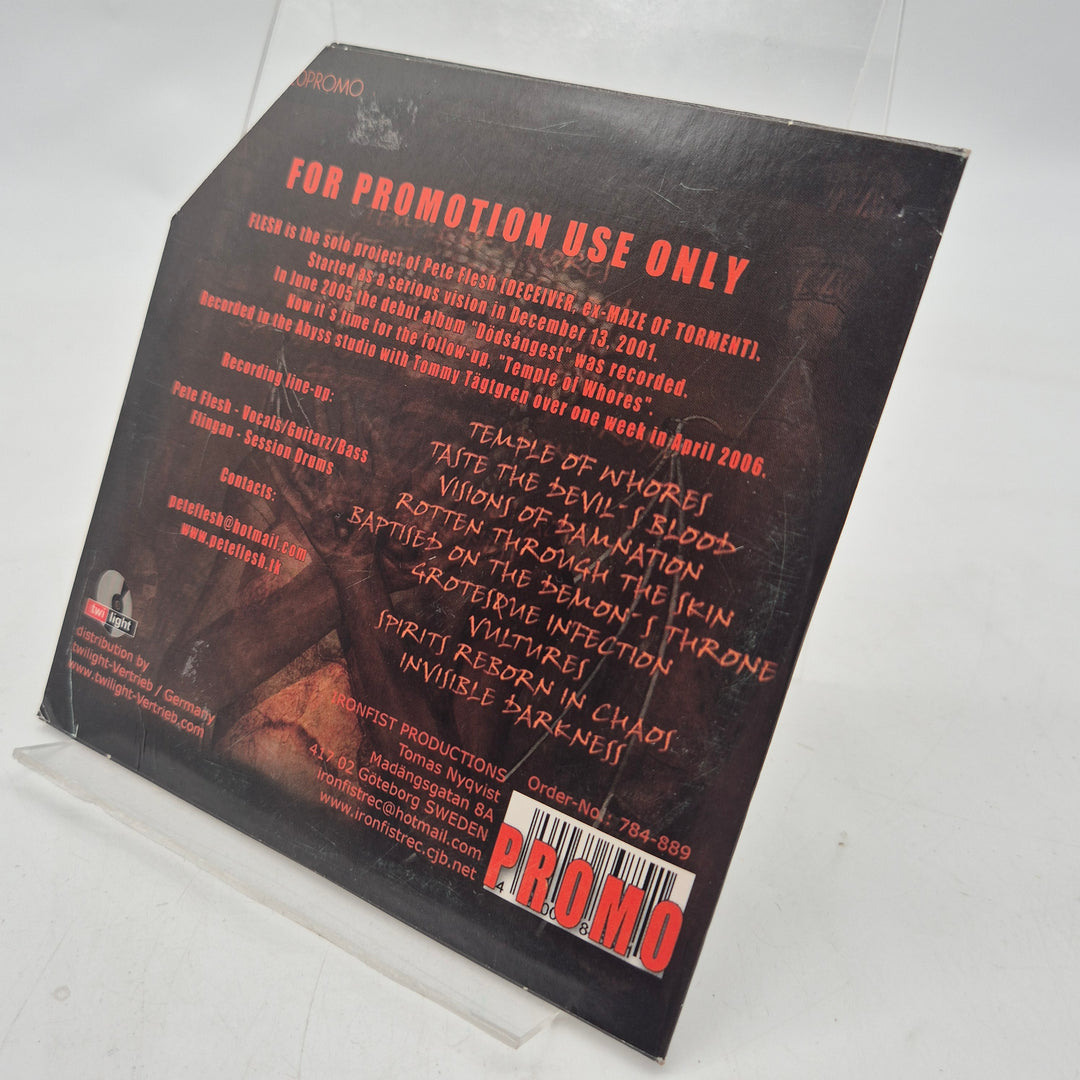 Flesh Temple of Whores promo CD unik