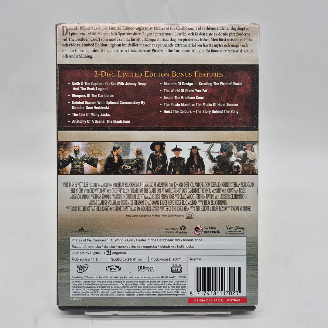 Pirates of the Caribbean Vid världens ände DVD Limited Edition