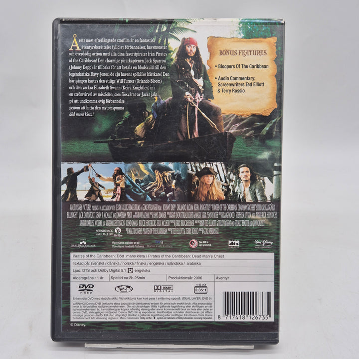 Pirates of the Caribbean 2 DVD Disney