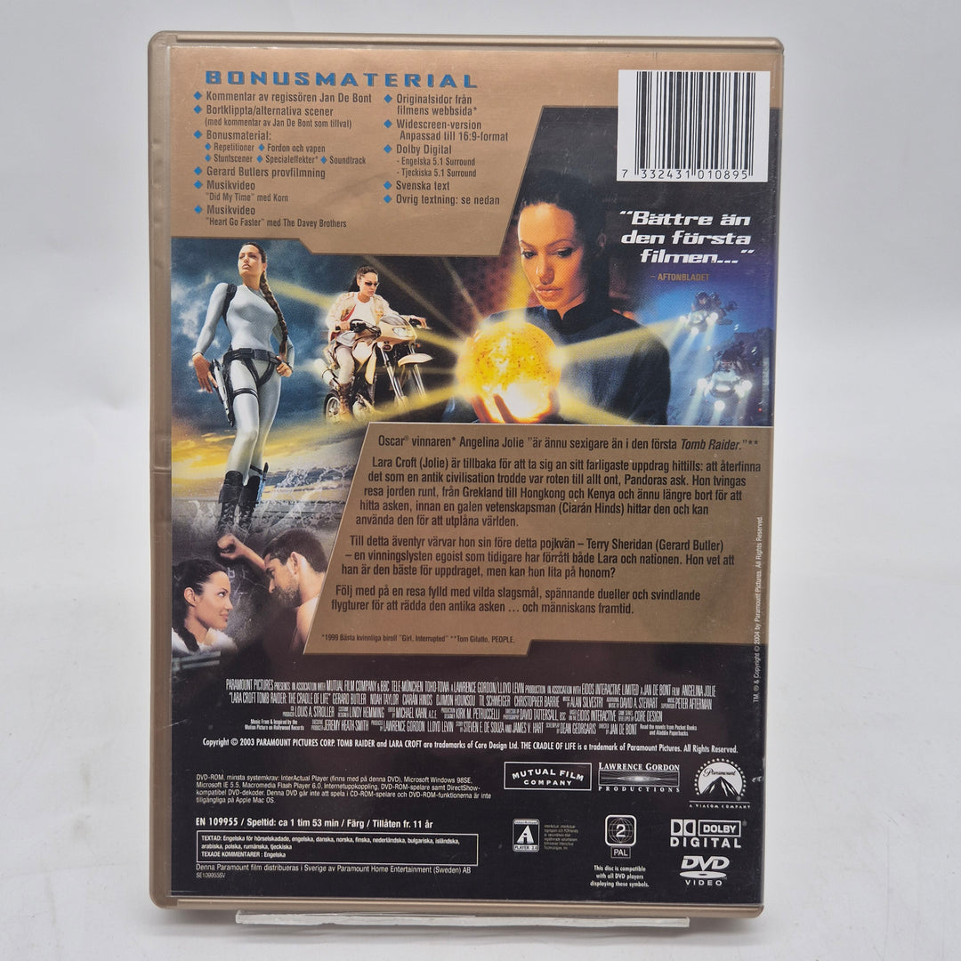 Lara Croft Tomb Raider Cradle of Life DVD