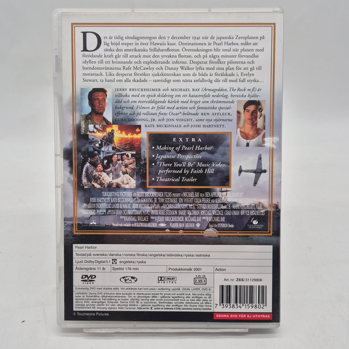 Pearl Harbor 2 disc DVD krigsdrama begagnad