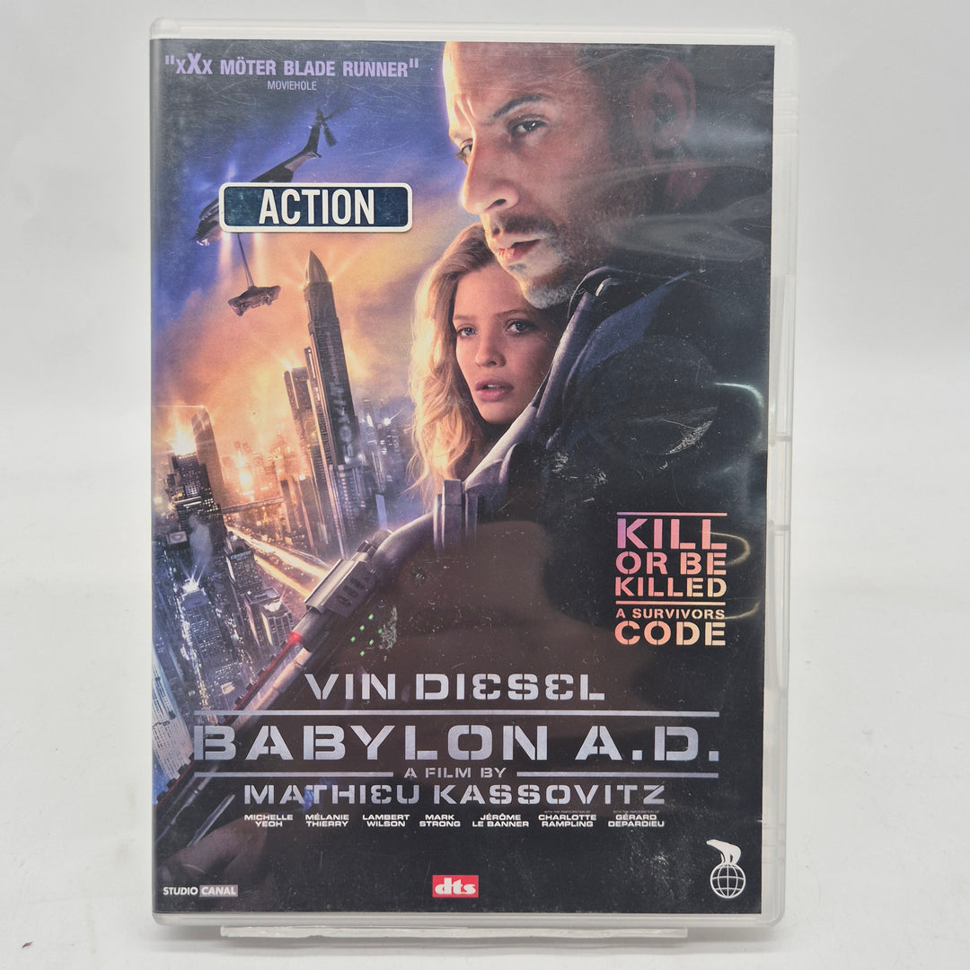 Babylon AD hyrfilm DVD actionfylld sci fi