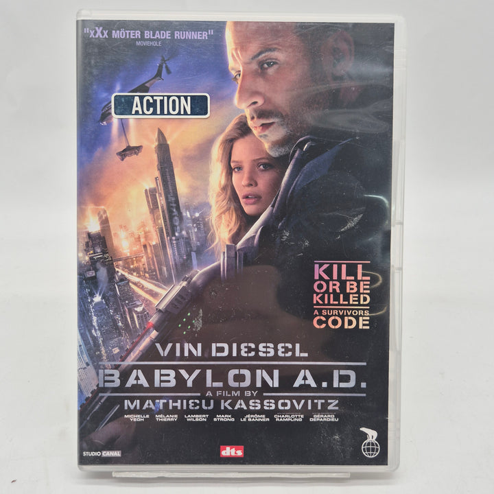 Babylon AD hyrfilm DVD actionfylld sci fi