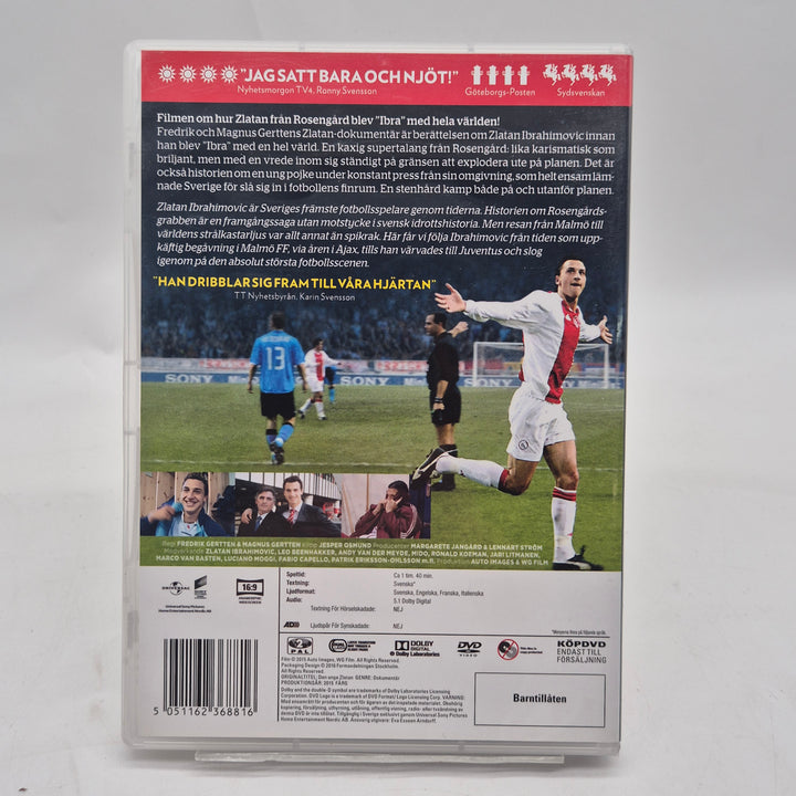 Den unge Zlatan DVD dokumentär begagnad