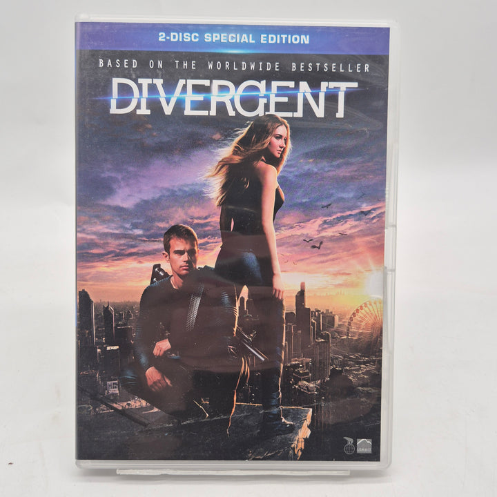 Divergent 2 disc specialutgåva DVD 2014