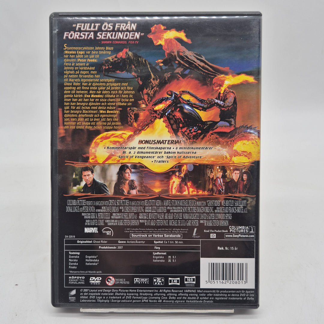 Ghost Rider Extended Cut Double Disc DVD begagnad