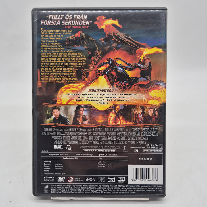 Ghost Rider Extended Cut Double Disc DVD begagnad