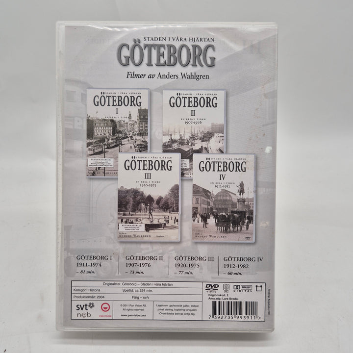 Göteborg En resa i tiden dokumentär DVD-box