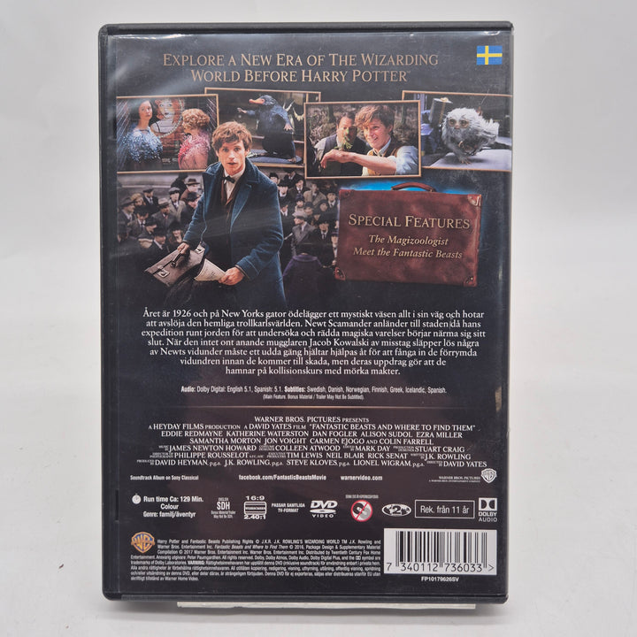 Fantastiska vidunder DVD svensk utgåva begagnad