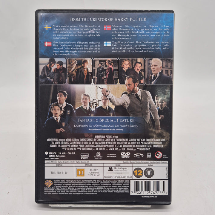 Fantastic Beasts Crimes of Grindelwald DVD begagnad