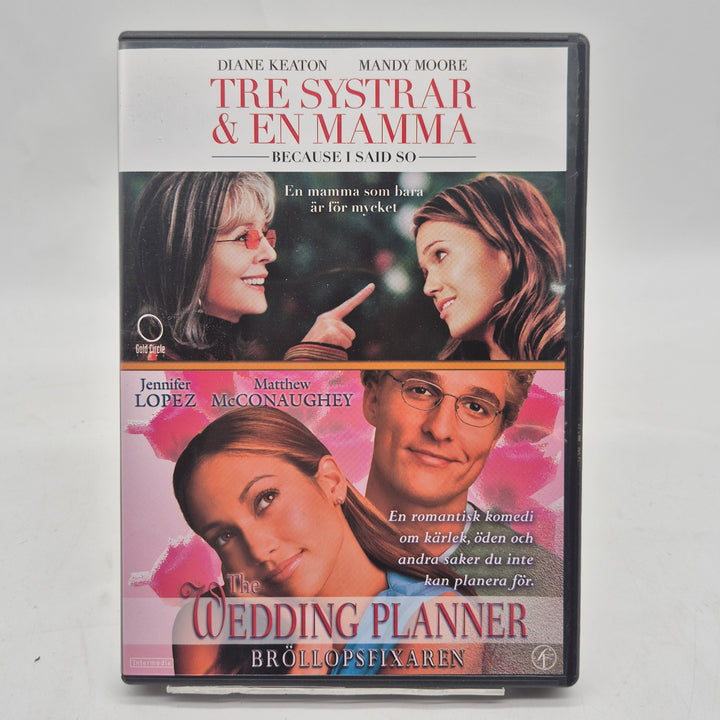 Romantisk dubbel DVD Tre systrar Wedding Planner