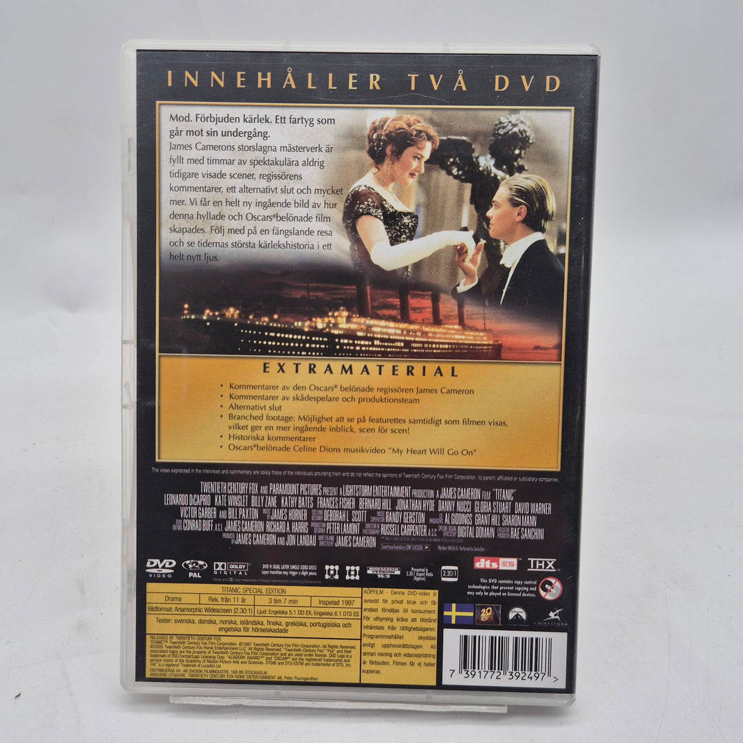 Titanic Special Edition DVD tvådisc begagnad