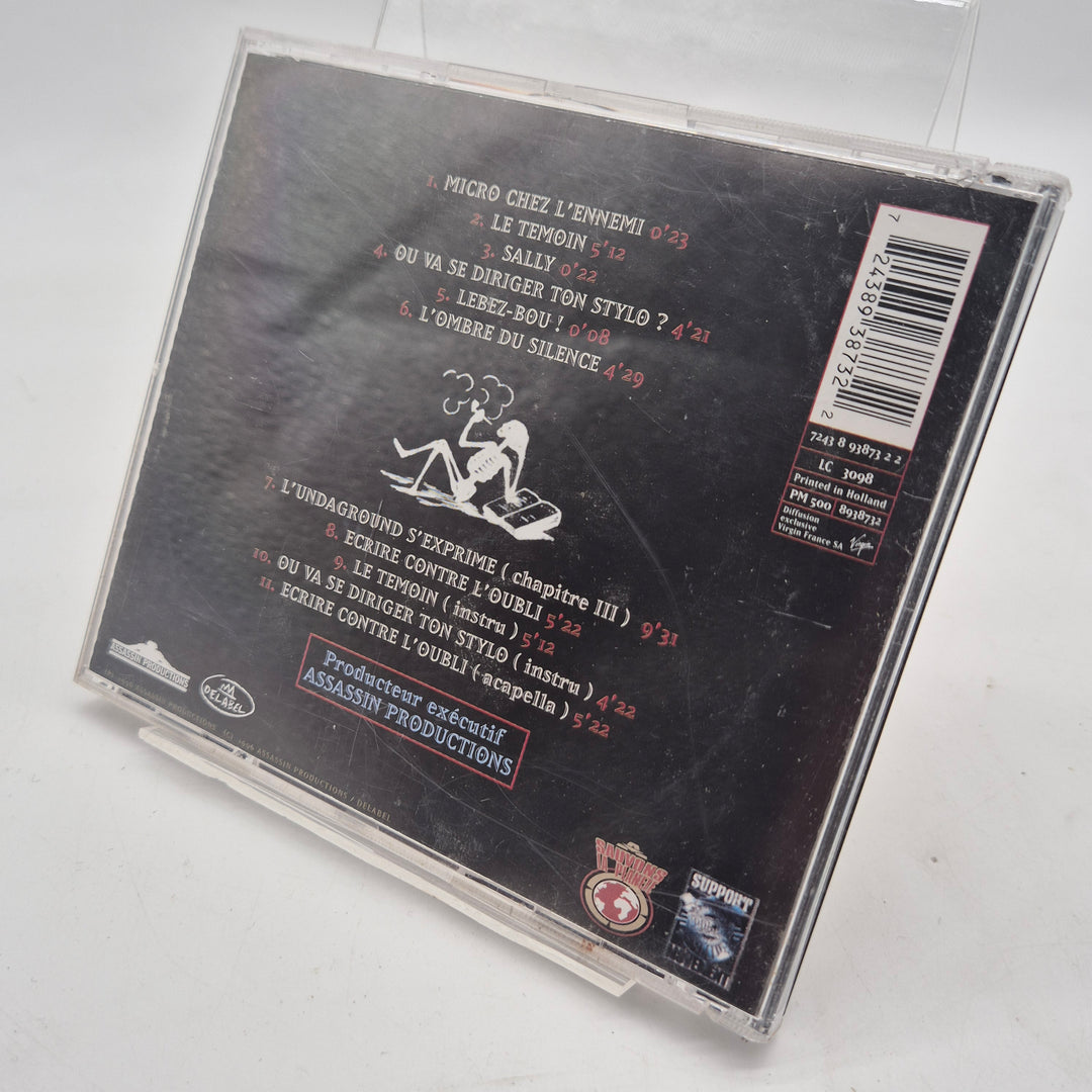 Assassin CD Écrire Contre L’Oubli retro