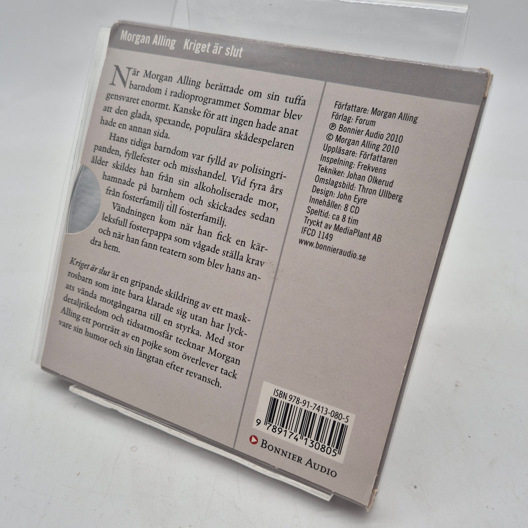 Kriget är slut ljudbok CD Bonnier Audio