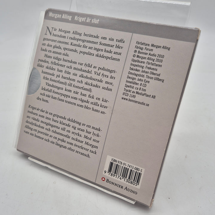 Kriget är slut ljudbok CD Bonnier Audio
