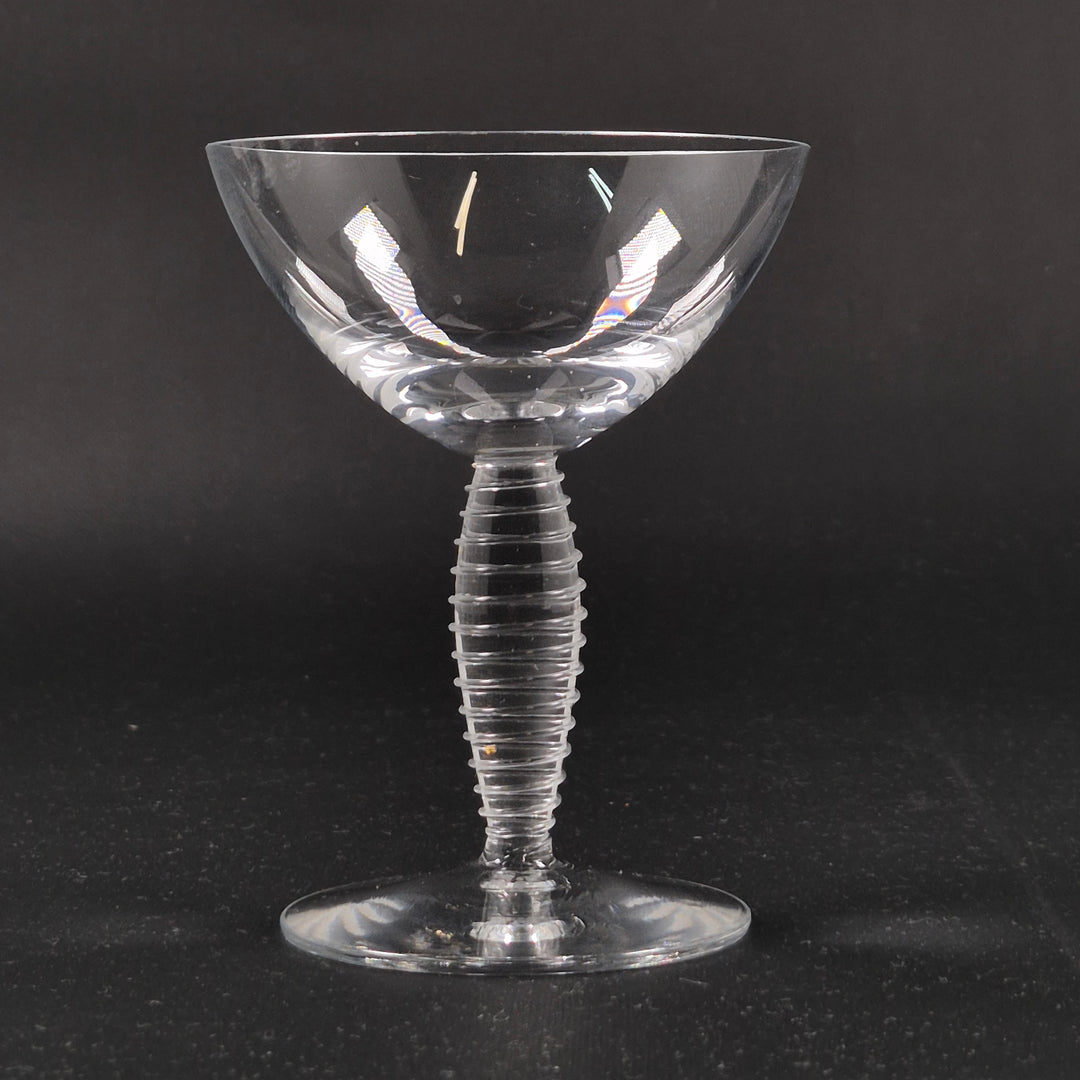 Kosta Boda eleganta champagnekupor spiralformad fot